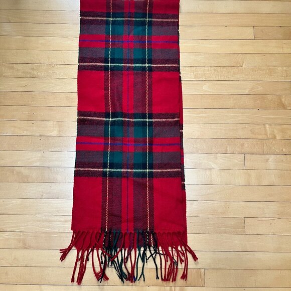 Women's plaid scarf - Picture 4 of 4